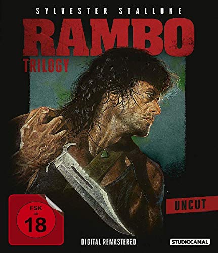 rambo trilogie blu-ray digital remastered, sylvester stallone, teil 1-3