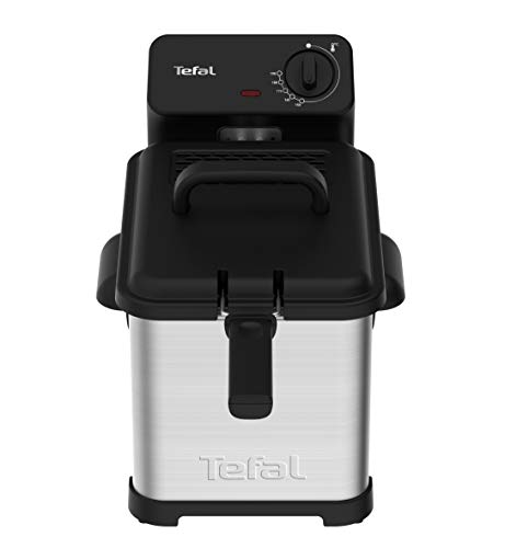 tefal family pro access fritteuse 4,0l 3000 watt edelstahl schwarz mit öl