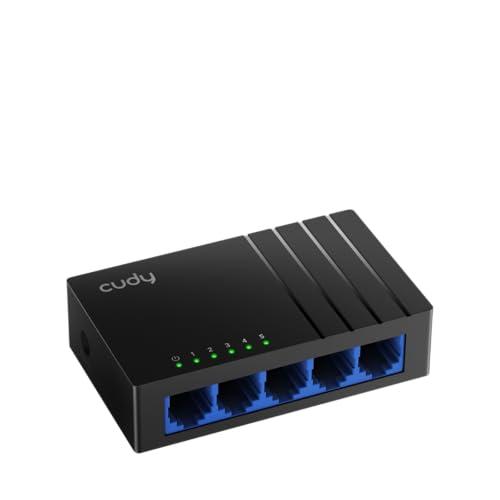 Produktbild: cudy gs105d gigabit switch 5-port 10/100/1000mbit/s lan verteiler plug & play