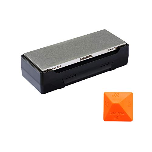 sharpal 162n diamant schleifstein mit aufbewahrungsbox, dual körnung 325/1200