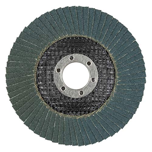 wolfcraft schleiflamellenteller 115 mm, körnung 60 für grobschliff metalloberflächen