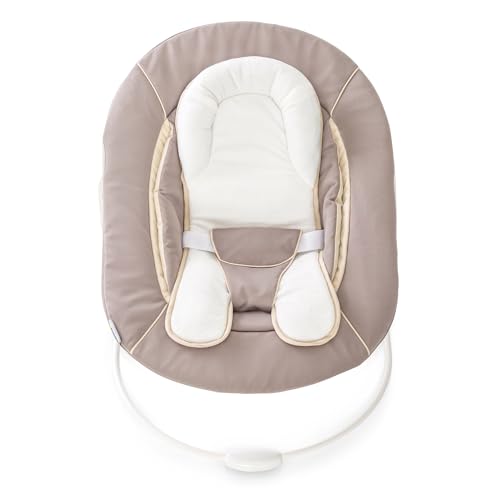 hauck 2in1 babywippe für alpha+ beta+ hochstuhl, neugeborenenaufsatz, beige