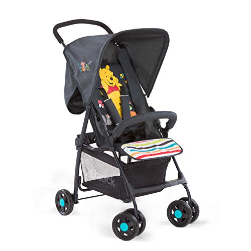 Hauck Buggy Sport, ultra leicht 5,9 kg, klappbar, Liegefunktion, für Kinder bis 15 kg, großer Korb, Disney Pooh Geo