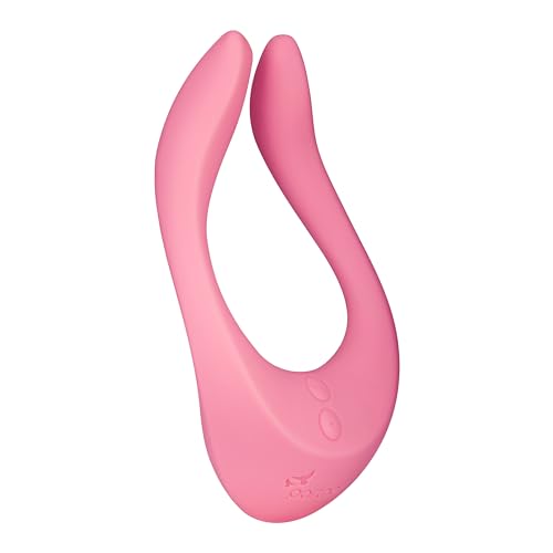 satisfyer multifun 2 vibrator für paare, 100 vibrationskombinationen, drehbar, wasserdicht