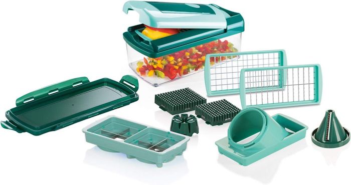 genius nicer dicer smart obst- und gemüseschneider 12 teile für 21,19 euro