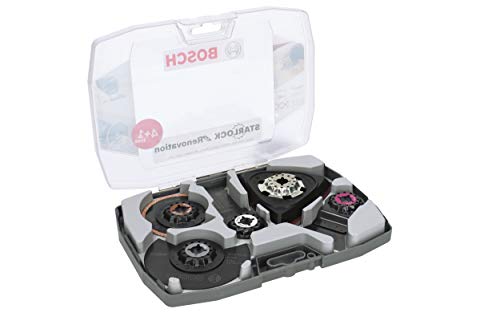 bosch starlock multitool set 5 tlg für renovierungsarbeiten, holz, metall, multimaterial