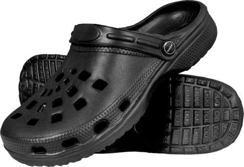reis latschen schuhe bcdots_b44 clogs pantoletten schwarz größe 44