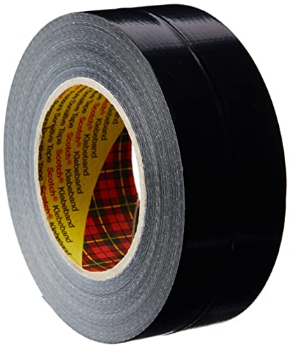 3M klebeband 2904, starkes gaffa klebeband, 48 mm x 50 m, schwarz
