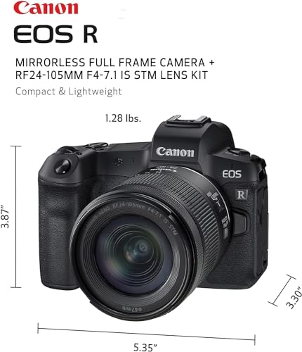 canon eos r kamera kit rf 24-105mm f4-7.1 objektiv