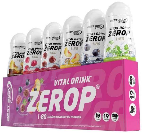 Produktbild: Best Body Nutrition Vital Drink ZEROP Mix-Box 6er Pack ab 14,34