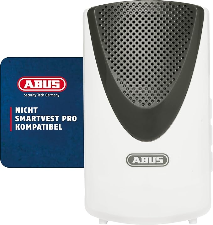 abuss funk-türgong smartvest für alarmanlage weiß innenbereich 1. generation