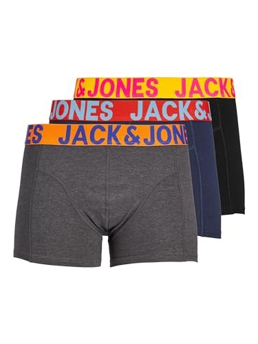 JACK & JONES Herren Unterhosen 3er-Pack Trunks
