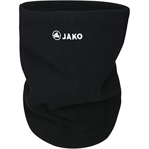 jako unisex neckwarmer schwarz, bequemes halswärmer, einheitsgröße