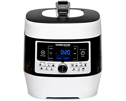 rommelsbacher md 1000 meinhand elektrischer dampfdruck- und multicooker, 6 l, 14 programme