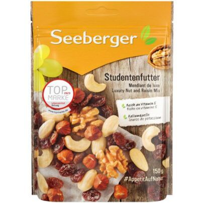 Produktbild: seeberger studentenfutter 5-pack für 8,81 euro statt 12 euro