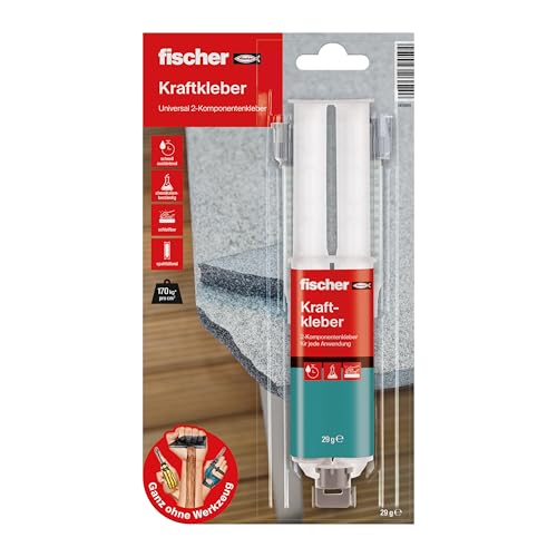 Produktbild: fischer kraftkleber 2-komponenten klebstoff transparent universalkleber 25 ml