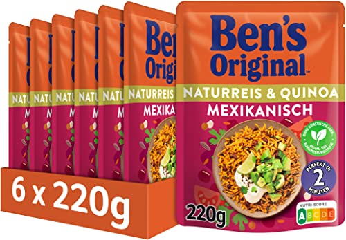 ben's original express reis natur und quinoa mexikanisch 6 x 220g 6,18