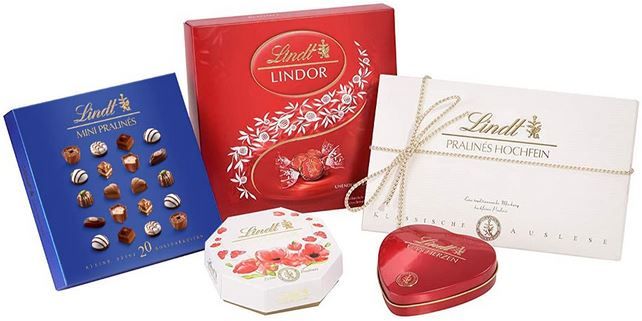 Lindt Pralinen Geschenkset 5 Schachteln 477g