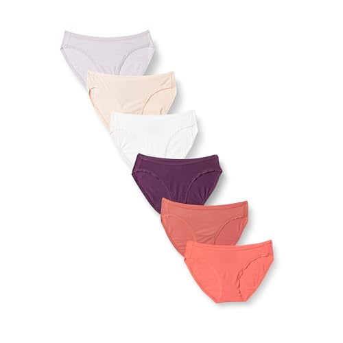 bikinihose damen baumwolle amazon essentials 6er-pack übergröße neutral 44