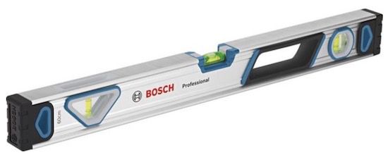 Bosch Professional Wasserwaage 60 cm, aluminium gehäuse, 3 libellen