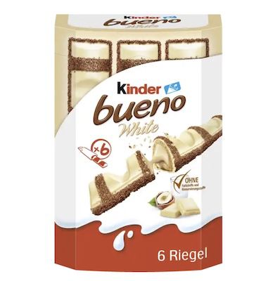 kinder bueno white 6er pack schokoriegel 1,99 statt 2,79