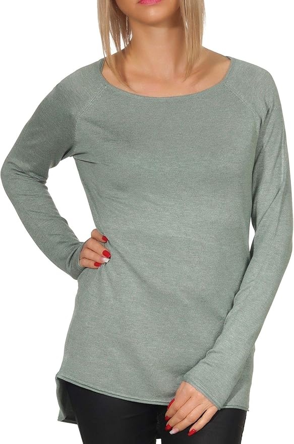 Produktbild: only langarm feinstrick pullover damen ONLMILA grün größe XS