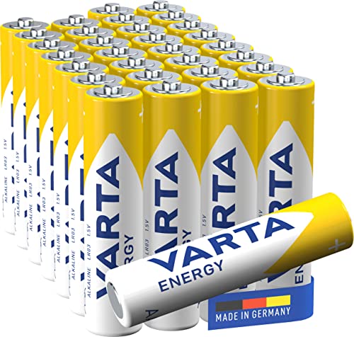 VARTA AAA Batterien, 30 Stück, Alkaline 1,5V, recycled Verpackung, Made in Germany, für Grundbedarf