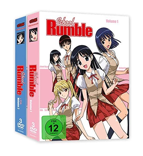 anime dvd box school rumble vol. 1 + 2 komplett-set bundle je 10 euro