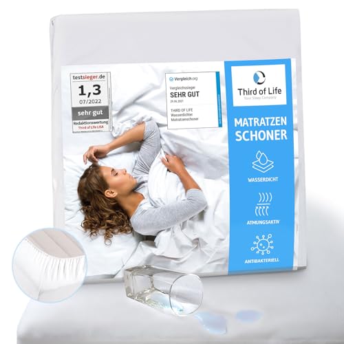 matratzenauflage 60x120 baby, wasserdicht, atmungsaktiv, nässeschutz, anti-milben