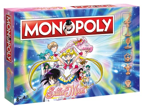 Winning Moves Monopoly Sailor Moon Animebrettspiel Alter 8+ Deutsch