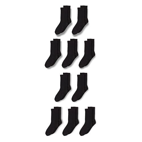 amazon essentials unisex kinder socken 10 paar crew baumwolle prime