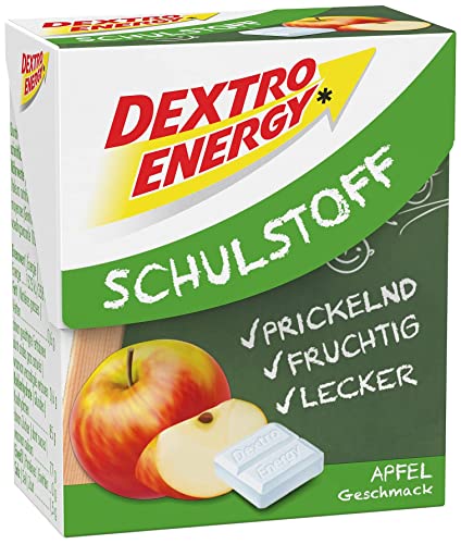 dextro energy apfel schulstoff 50g - traubenzucker für schnelle kohlenhydrate