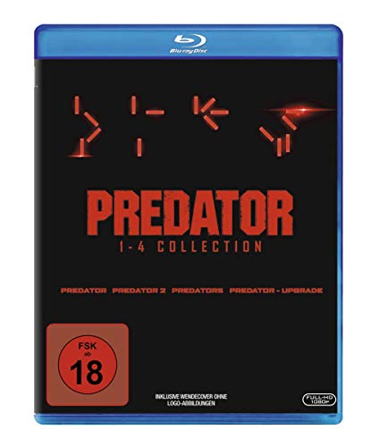 predator 1-4 blu-ray set mit schwarzenegger - prime filmsammlung