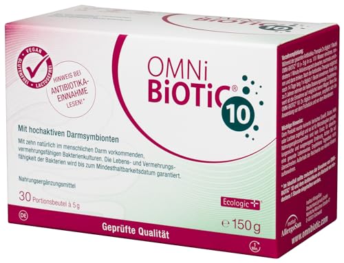 omni biotic 10, 30 sachets  5 g, probiotika für die darmflora, 150 g