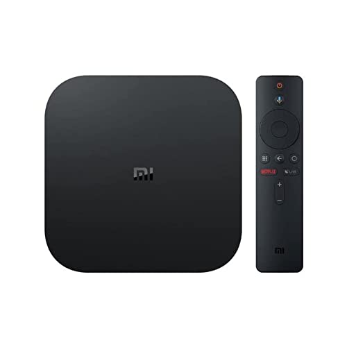 xiaomi mi box s 4k ultra hd media player mit google assistant fernbedienung, bluetooth, hdmi