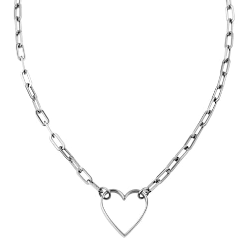Damen-Collier Edelstahl Silber LIEBESKIND Berlin