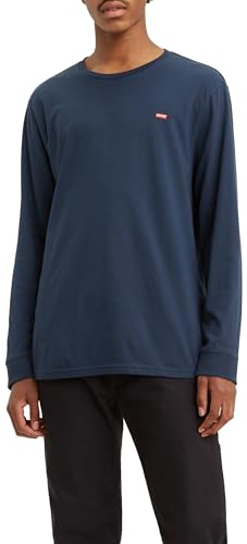 Produktbild: Levi's Herren Longsleeve T-Shirt Original Housemark, Baumwolle, Dress Blues, M