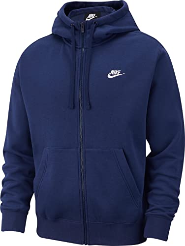 Produktbild: nike club fleece hoodie zip - sweatjacke in midnight navy, größen S-XXL