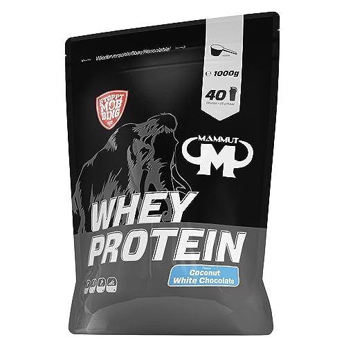 Mammut Nutrition whey protein pulver kokosnuss weiße schokolade 1kg 27g protein pro portion