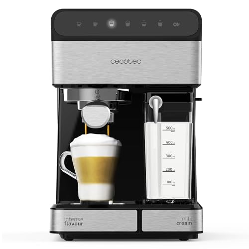 cecotec kaffeemaschine semi-automatisch instant-ccino schwarz