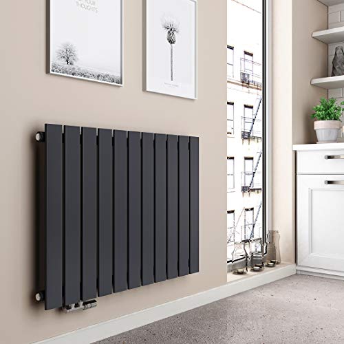 emke flachheizkörper horizontal 630x850mm anthrazit seitenanschluss 618w