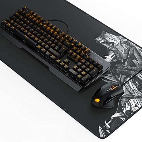 TITANWOLF Gaming Set - Mechanische Tastatur, 10800dpi Gaming Maus, XXL Mauspad