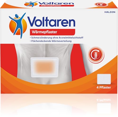 Voltaren wärmpflaster schmerzlinderung rückenschmerzen nackenschmerzen schulterschmerzen, 4 stk