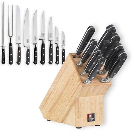 Richardson Sheffield V Sabatier 10-teilig Messerblock für 84,69 Euro