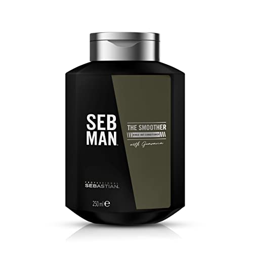 seb man smoother conditioner, feuchtigkeitsspendend für glattes Haar