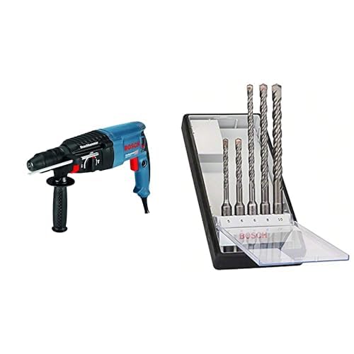 bosch professional bohrhammer gbh 2-26 f mit 5tlg. hammerbohrer-set, 830 watt