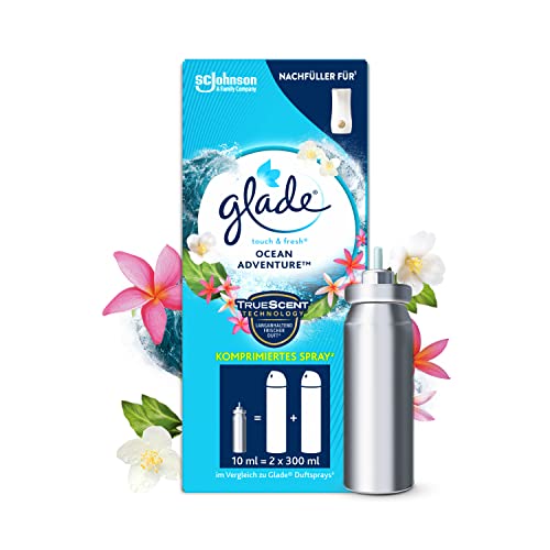 glade touch & fresh nachfüllung air freshener mini spray ocean adventure 10 ml