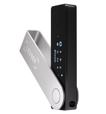 krypto hardware wallet ledger nano x mit bluetooth für unterwegs