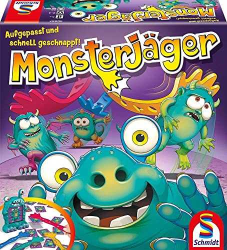 monsterjäger spiel von schmidt spiele, aktionsspiel für kinder, bunt