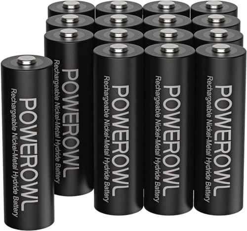 aa 2800 mAh wiederaufladbare nickel-metal-hydrid batterie von powerowl, 1200 zyklen